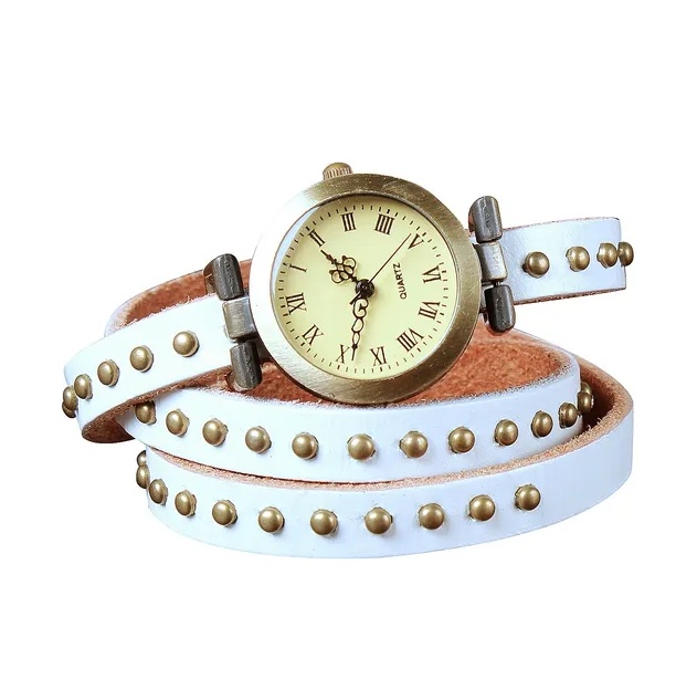 Rivet Leather Belt Retro Watch Hand Chain - Image 4